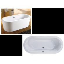 Upc Iapmo Approved Top View freistehende Badewanne